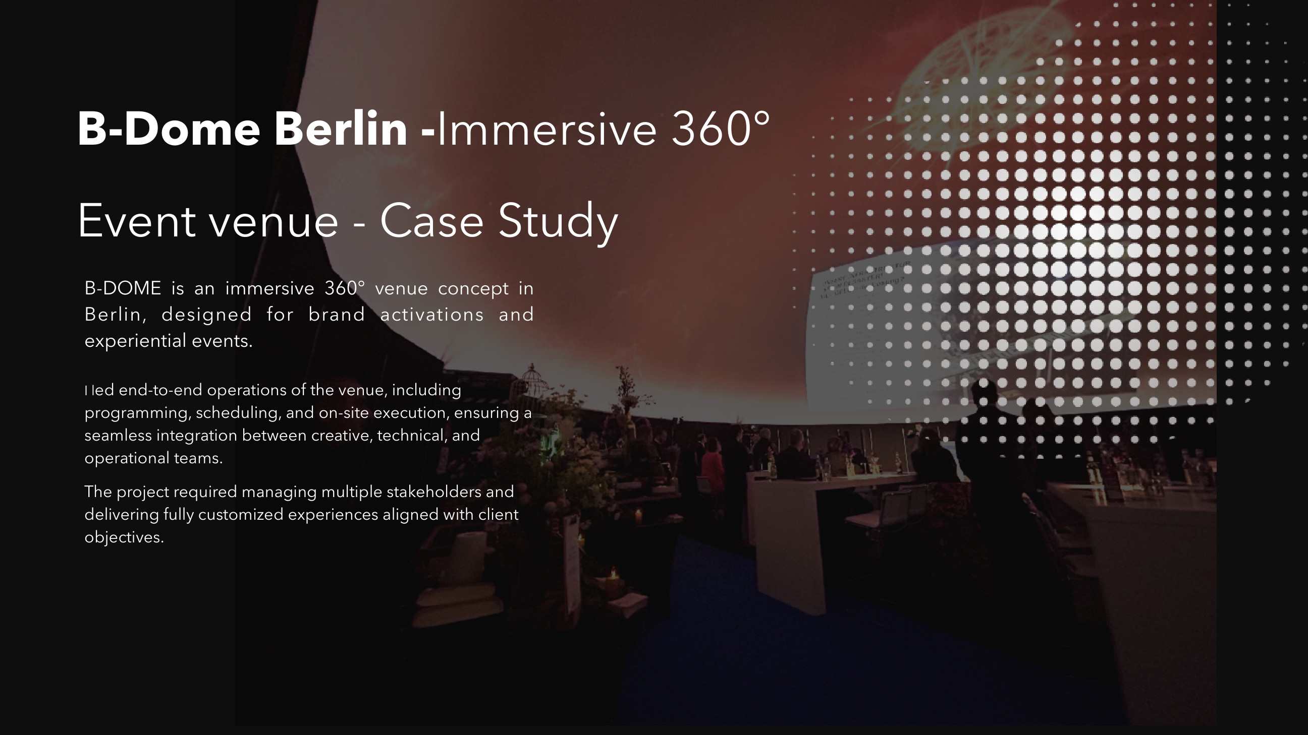 B-DOME Berlin case study — page 2